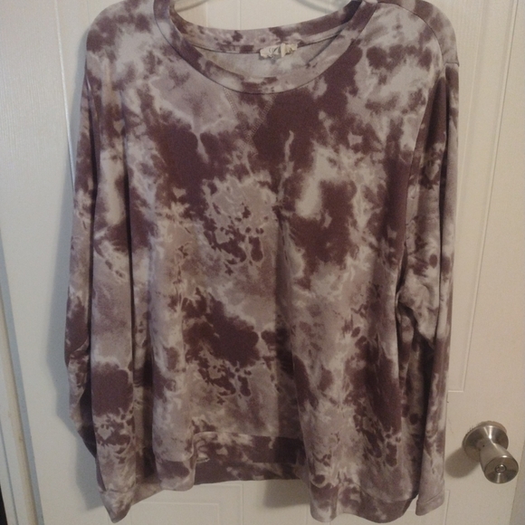 Como Blu Purple Tie-Dye Lounge Set Size 2X - Picture 6 of 9